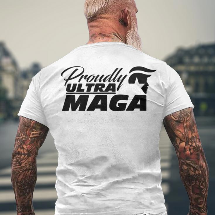 Proudly Ultra Maga Decallets Go Brandontrump Was Rightmandate Freedom Sticker Men's Crewneck Short Sleeve Back Print T-shirt Gifts for Old Men