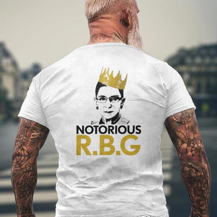 Rbg Pro Choice My Body My-Choice Feminist Men's Crewneck Short Sleeve Back Print T-shirt Gifts for Old Men