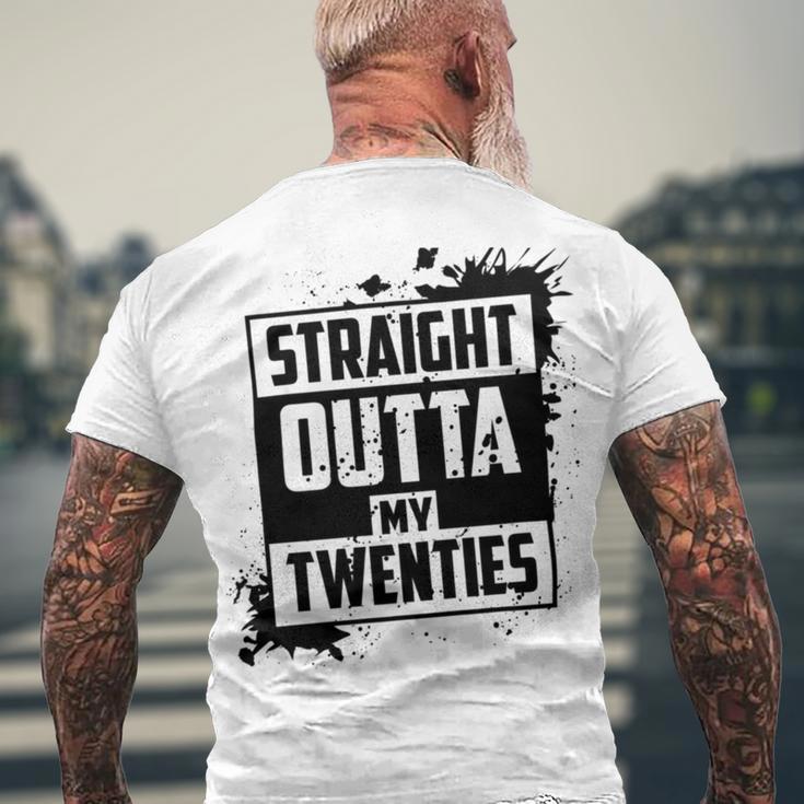 Straight Outta My 20 224 Shirt Men's Crewneck Short Sleeve Back Print T-shirt Gifts for Old Men