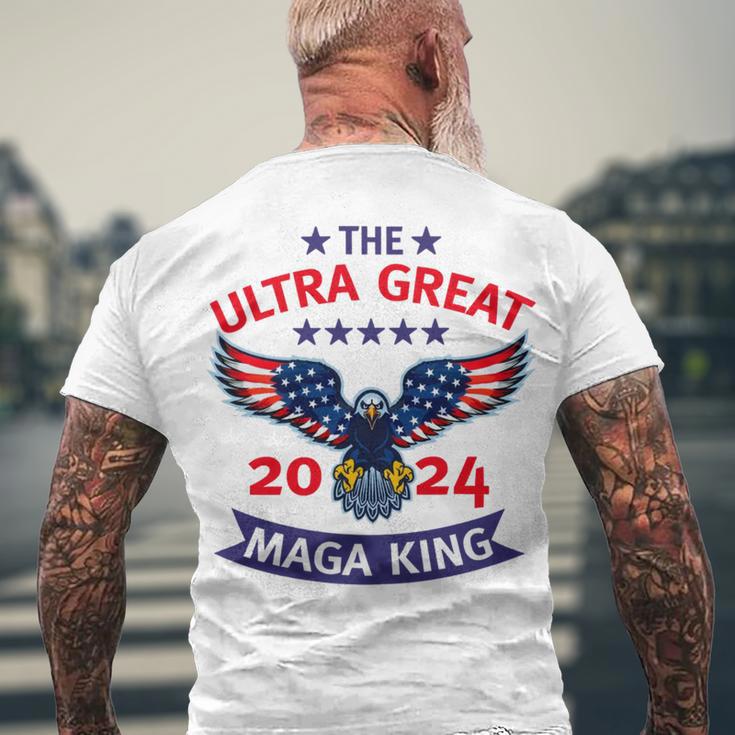 The Ultra Great Mega King Men's Crewneck Short Sleeve Back Print T-shirt Gifts for Old Men