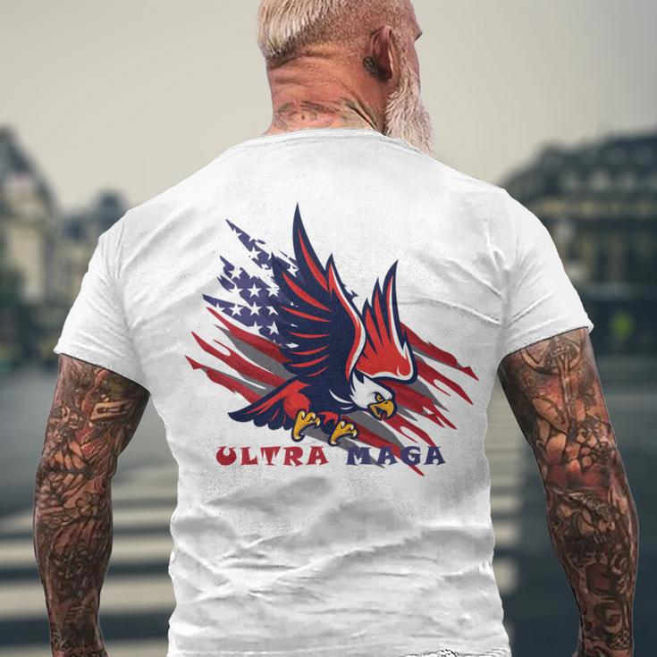 The Ultra Maga Is Back Men's Crewneck Short Sleeve Back Print T-shirt Gifts for Old Men