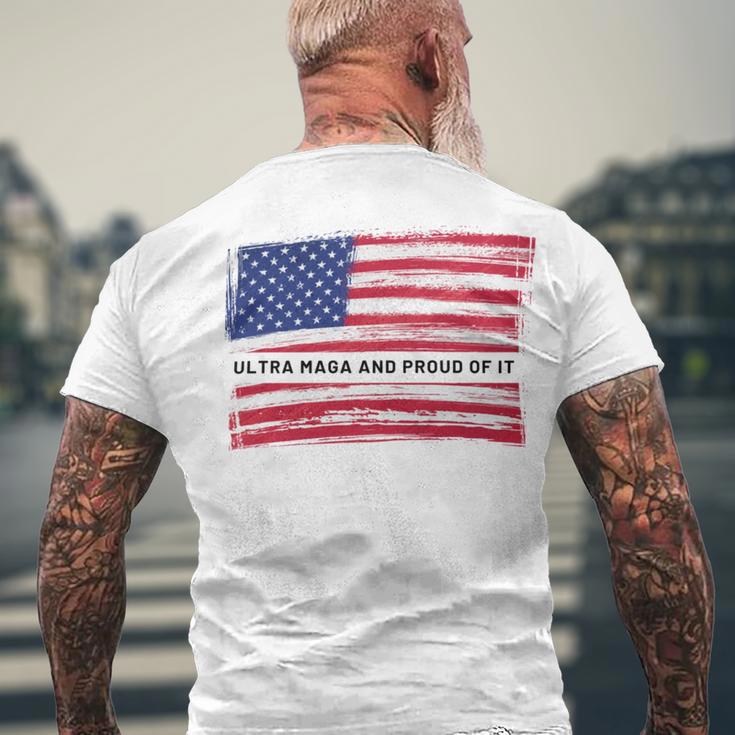 Ultra Maga And Proud Of It A Ultra Maga And Proud Of It V16 Men's Crewneck Short Sleeve Back Print T-shirt Gifts for Old Men