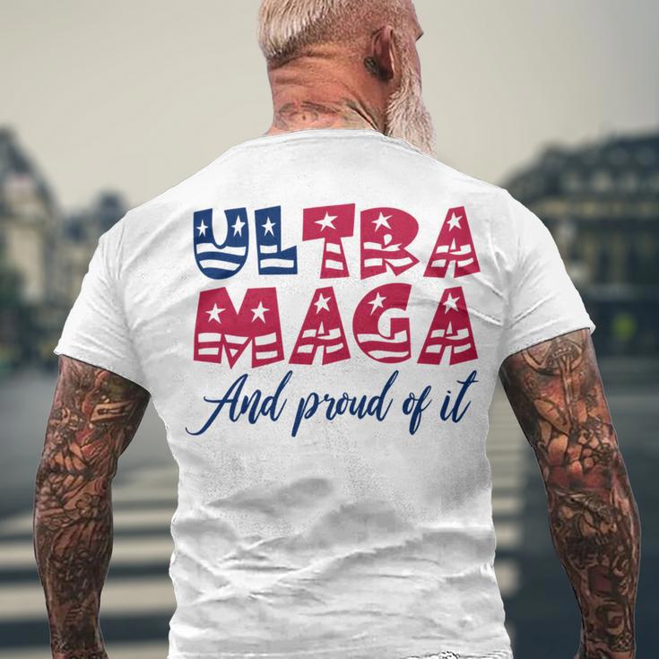 Ultra Maga And Proud Of It A Ultra Maga And Proud Of It V5 Men's Crewneck Short Sleeve Back Print T-shirt Gifts for Old Men