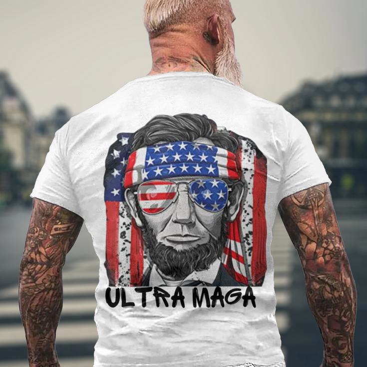 Ultra Maga And Proud Of It Essential Tshirt Men's Crewneck Short Sleeve Back Print T-shirt Gifts for Old Men