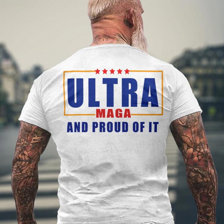 Ultra Maga And Proud Of It V11 Men's Crewneck Short Sleeve Back Print T-shirt Gifts for Old Men