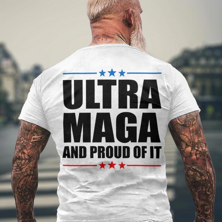 Ultra Maga And Proud Of It V25 Men's Crewneck Short Sleeve Back Print T-shirt Gifts for Old Men