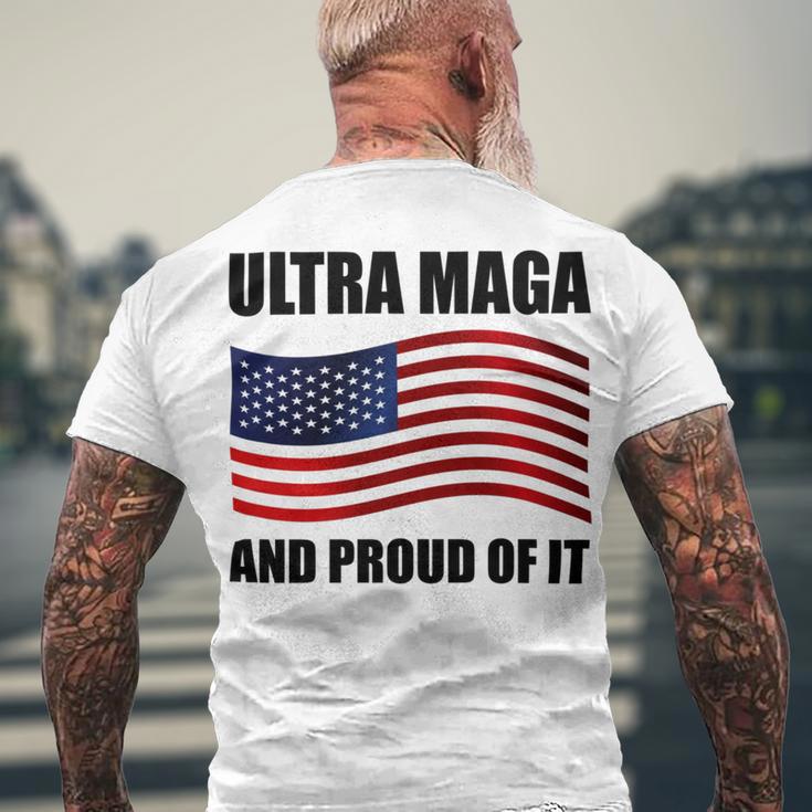 Ultra Maga And Proud Of It V7 Men's Crewneck Short Sleeve Back Print T-shirt Gifts for Old Men