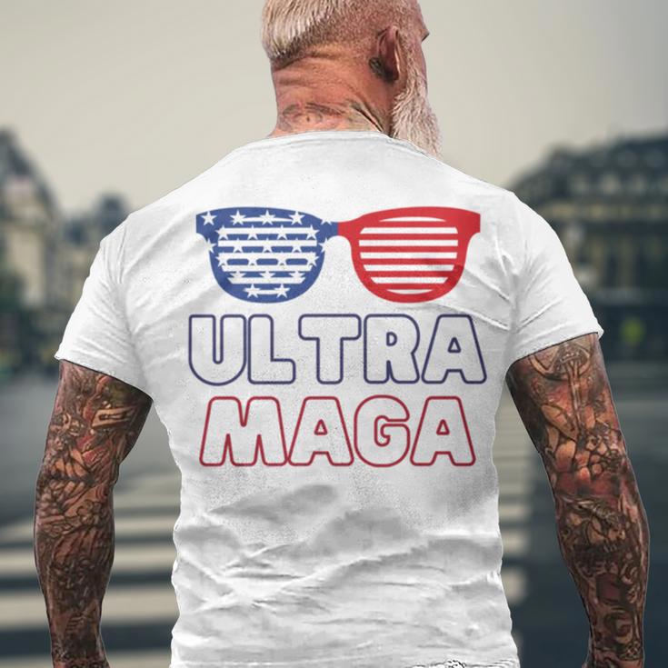 Ultra Maga V24 Men's Crewneck Short Sleeve Back Print T-shirt Gifts for Old Men