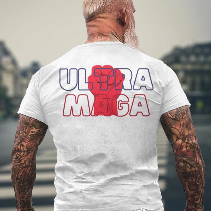 Ultra Maga V27 Men's Crewneck Short Sleeve Back Print T-shirt Gifts for Old Men