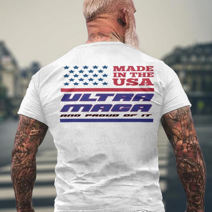 Vintageultra Maga And Proud Of It Made In Usa Men's Crewneck Short Sleeve Back Print T-shirt Gifts for Old Men