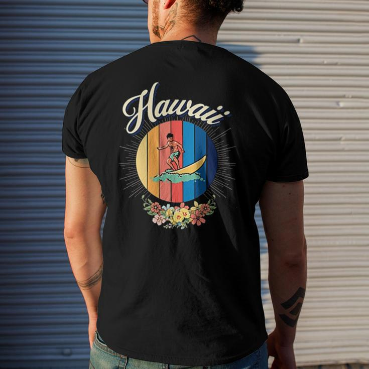 Alexi Ricci Hawaii Surf Man Men's Back Print T-shirt Gifts for Him