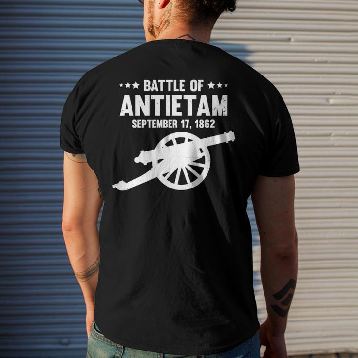 Antietam Civil War Battlefield Battle Of Sharpsburg Men's Back Print T-shirt Gifts for Him