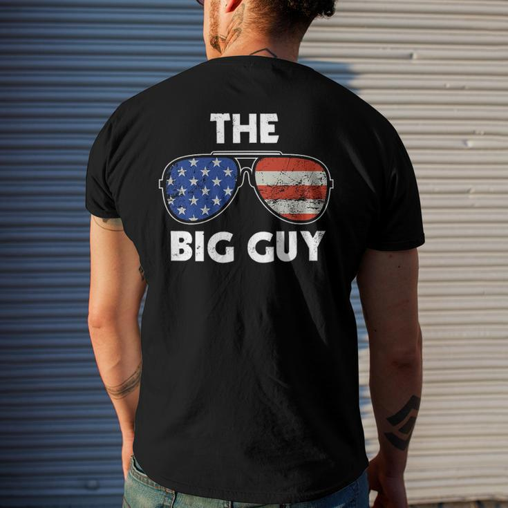 The Big Guy Joe Biden Sunglasses Red White And Blue Big Boss Men's Back Print T-shirt Gifts for Him