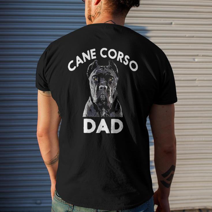 Cane Corso Dad Pet Lover Fathers Day Men's Back Print T-shirt Gifts for Him