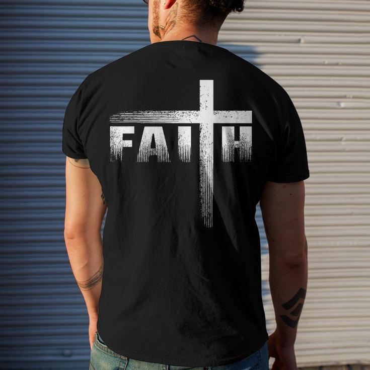 Christian Faith & Cross Christian Faith & Cross Men's Back Print T-shirt Gifts for Him