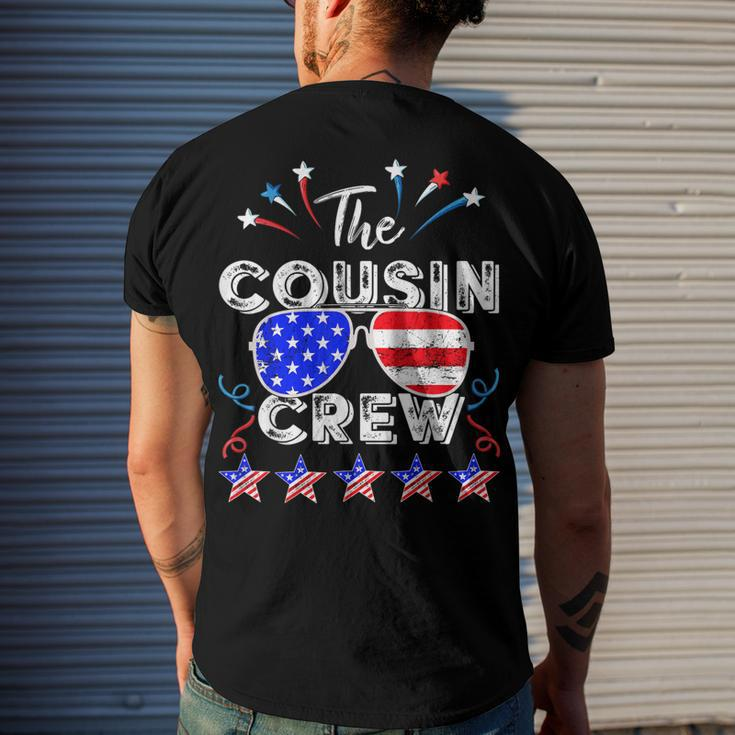Cousin Crew 4Th Of July Patriotic American Family Matching V2 Men's T-shirt Back Print Gifts for Him