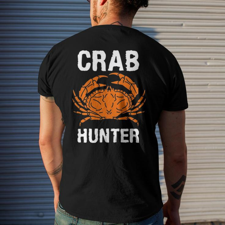 Crab Hunter Crab Lover Vintage Crab Men's Back Print T-shirt Gifts for Him