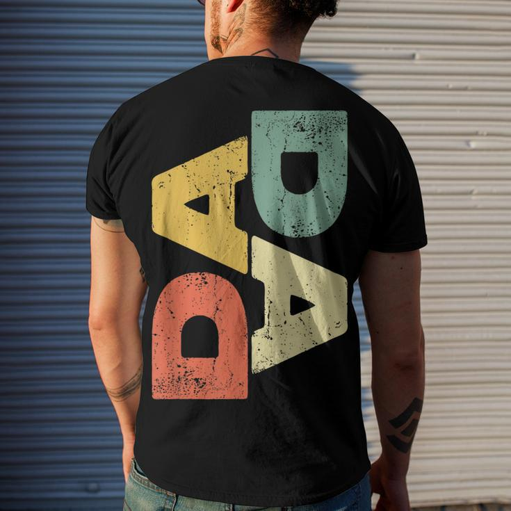 Mens Dada Fathers Day Men's Back Print T-shirt Gifts for Him