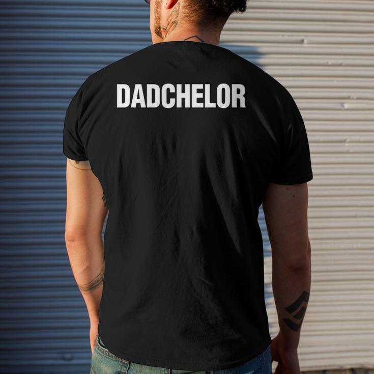 Dadchelor Fathers Day Bachelor Men's Back Print T-shirt Gifts for Him