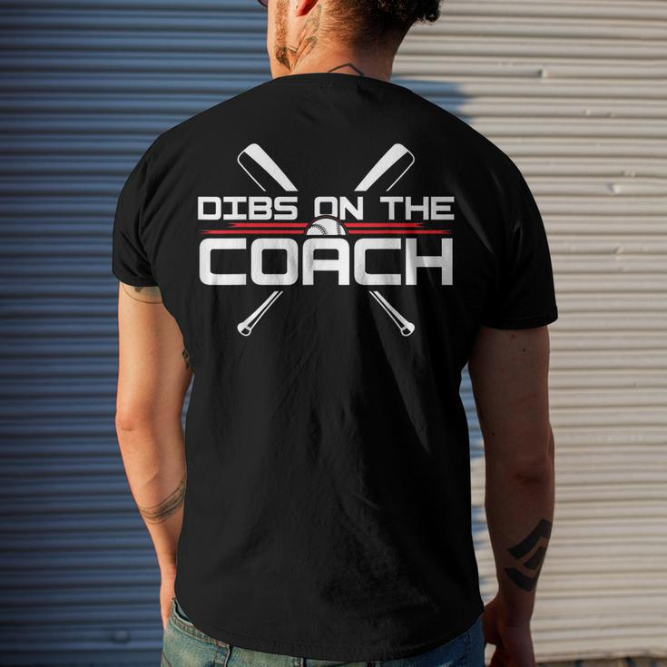 Dibs On The Coach Coach Lover Apperel Men's T-shirt Back Print Gifts for Him