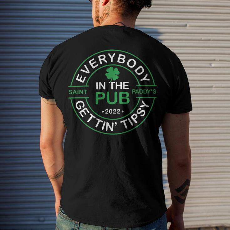 Everybody In The Pub Gettin Tipsy Men's Crewneck Short Sleeve Back Print T-shirt Gifts for Him