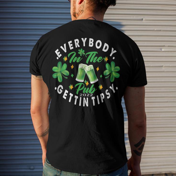 Everybody In The Pub Gettin Tipsy Men's Crewneck Short Sleeve Back Print T-shirt Gifts for Him