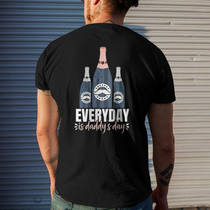 Everyday Is Daddys Day Fathers Day For Dad Men's Back Print T-shirt Gifts for Him