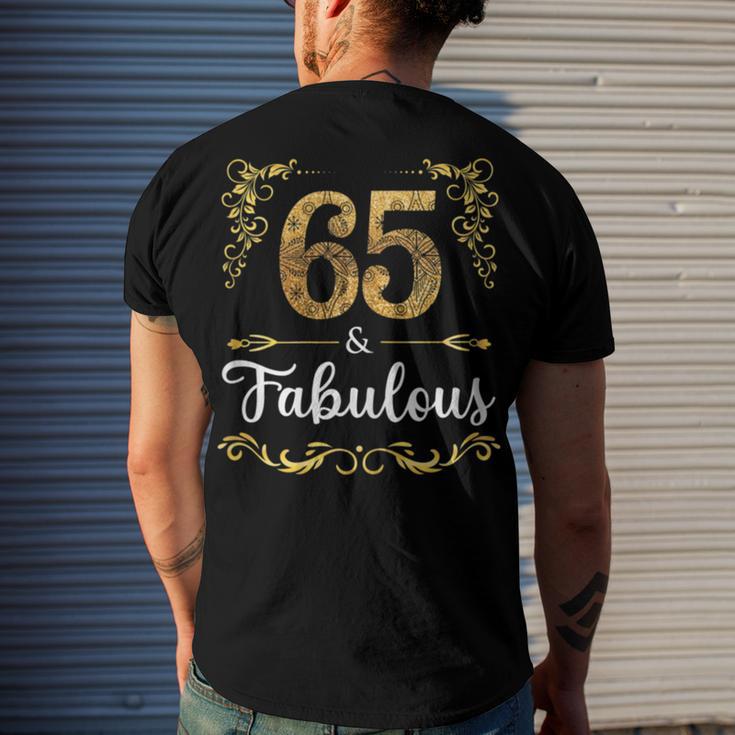 Fabulous Since V4 Men's Crewneck Short Sleeve Back Print T-shirt Gifts for Him