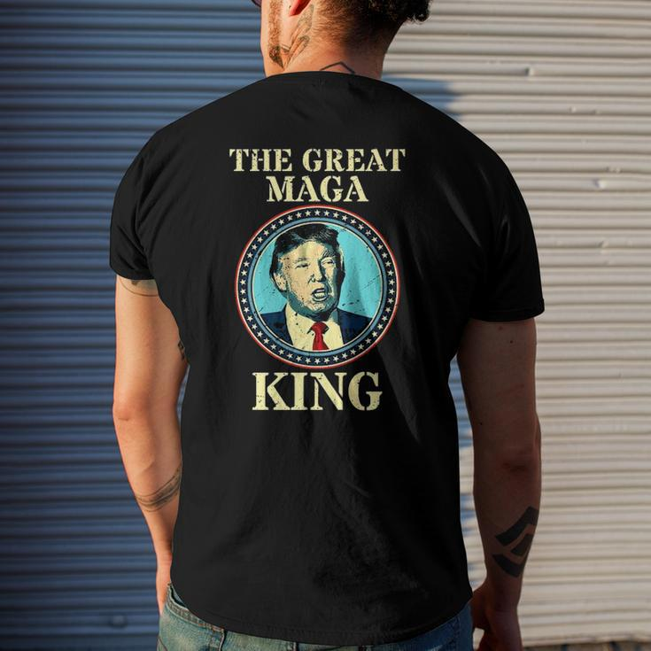 The Great Maga King Donald Trump Ultra Maga Men's Back Print T-shirt Gifts for Him