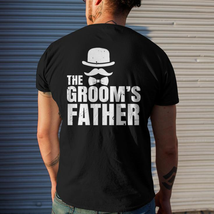 The Grooms Father Wedding Costume Father Of The Groom Men's Back Print T-shirt Gifts for Him