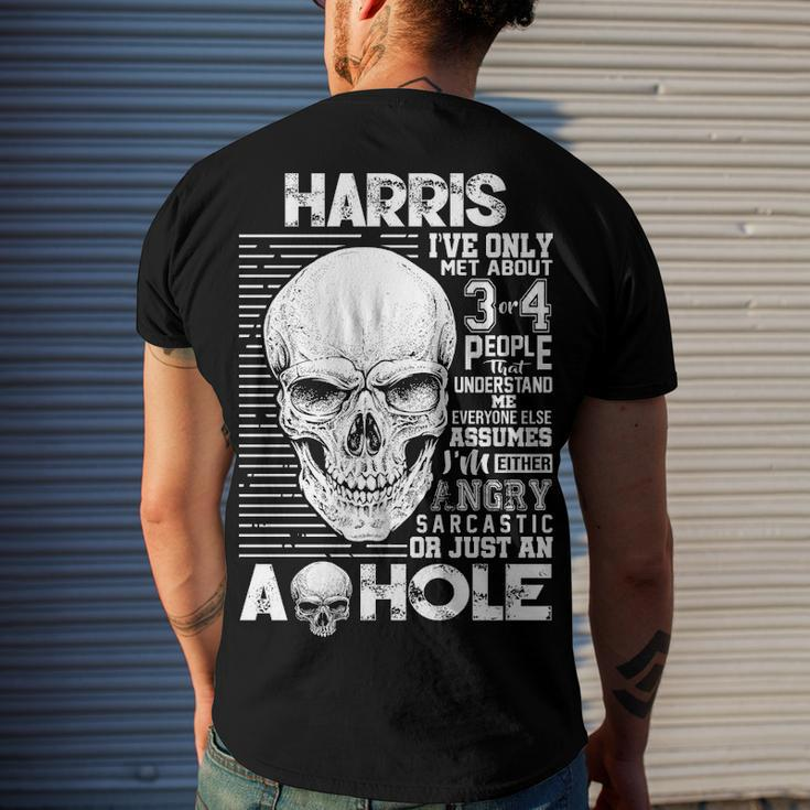 Harris Name Harris Ive Only Met About 3 Or 4 People Men's T-Shirt Back Print Gifts for Him