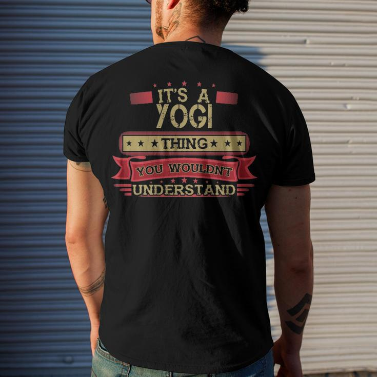 Its A Yogi Thing You Wouldnt UnderstandShirt Yogi Shirt Shirt For Yogi Men's T-Shirt Back Print Gifts for Him