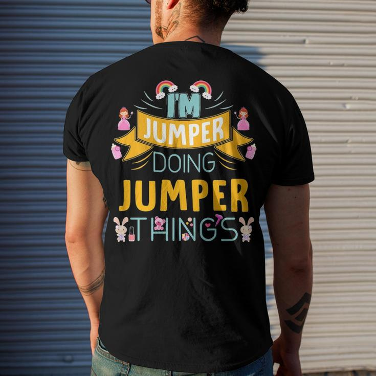 Im Jumper Doing Jumper Things Jumper Shirt Name Jumper Men's T-Shirt Back Print Gifts for Him