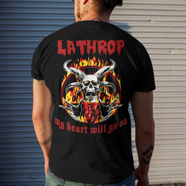 Lathrop Name Lathrop Name Halloween Men's T-Shirt Back Print Gifts for Him