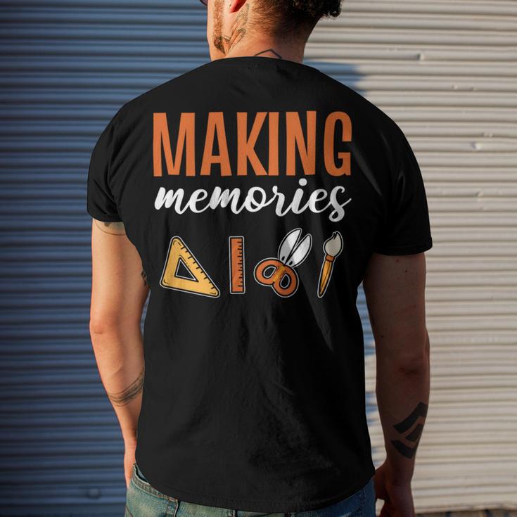 Making Memories Scrapbooking Scrapbook Men's Crewneck Short Sleeve Back Print T-shirt Gifts for Him