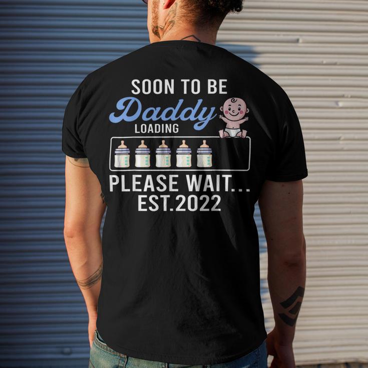 Mens New Dad Shirt Funny Pregnancy Announcement Soon To Be Daddy 277 Trending Shir Men's Crewneck Short Sleeve Back Print T-shirt Gifts for Him