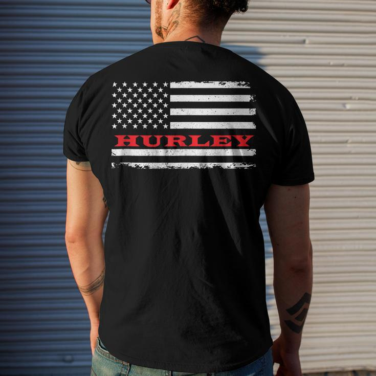 Mississippi American Flag Hurley Usa Patriotic Souvenir V2 Men's T-shirt Back Print Gifts for Him