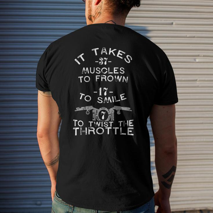 Motorcycle Motorbike Quote For A Biker Men's Back Print T-shirt Gifts for Him