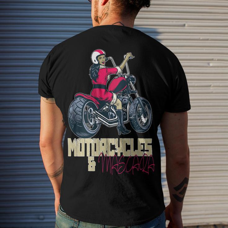 Motorcycles Mascara Excellent Dreaming 466 Shirt Men's Crewneck Short Sleeve Back Print T-shirt Gifts for Him