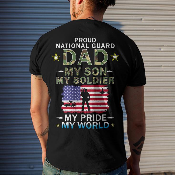 My Son My Soldier Heroproud National 697 Shirt Men's Crewneck Short Sleeve Back Print T-shirt Gifts for Him