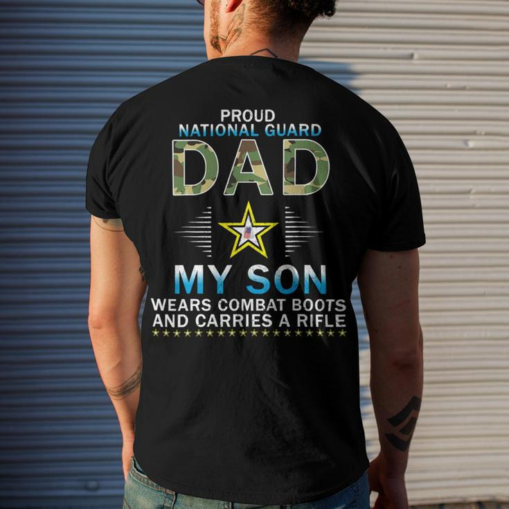 My Son Wears Combat Bootsproud 689 Shirt Men's Crewneck Short Sleeve Back Print T-shirt Gifts for Him