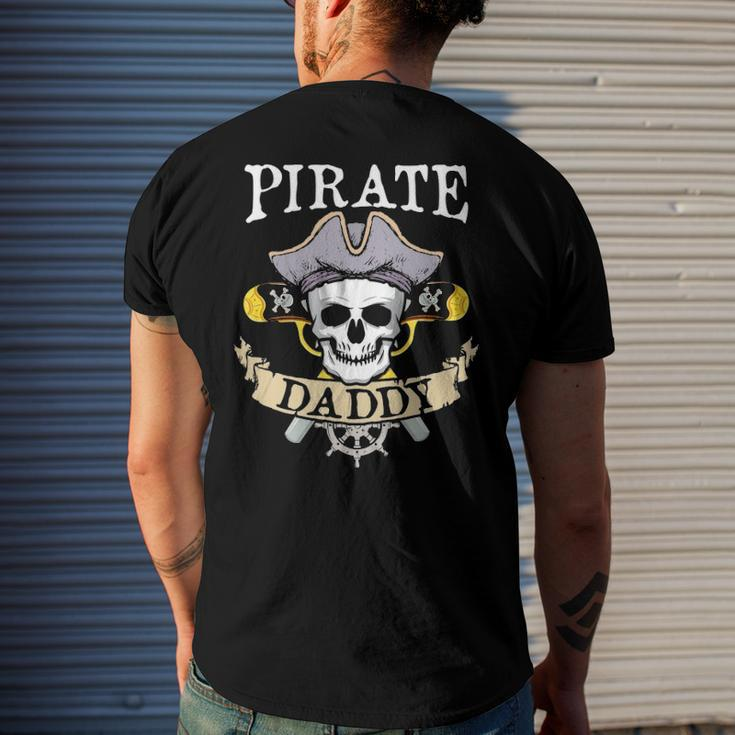 Pirate Daddy Matching Family Dad Men's Back Print T-shirt Gifts for Him