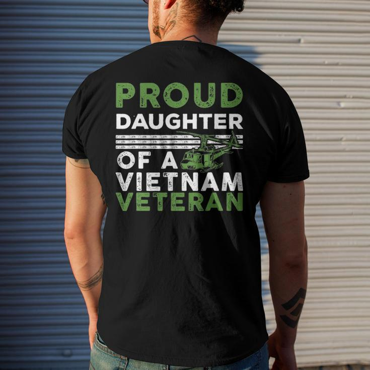 Proud Daughter Of A Vietnam Veteran War Soldier Men's Back Print T-shirt Gifts for Him
