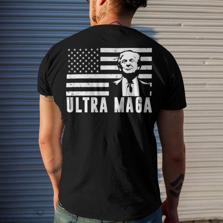 Proud Ultra Maga V13 Men's Crewneck Short Sleeve Back Print T-shirt Gifts for Him