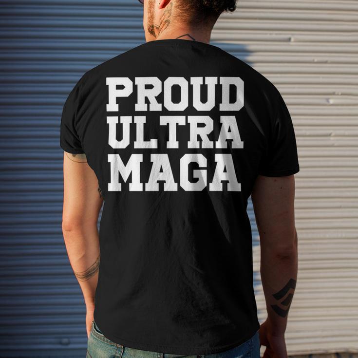 Proud Ultra Maga V3 Men's Crewneck Short Sleeve Back Print T-shirt Gifts for Him