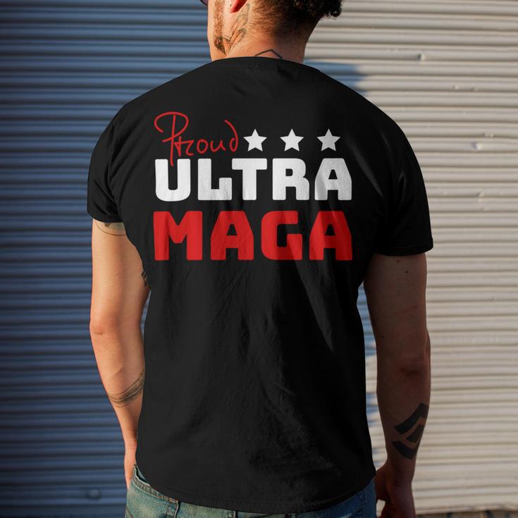 Proud Ultra Maga V6 Men's Crewneck Short Sleeve Back Print T-shirt Gifts for Him