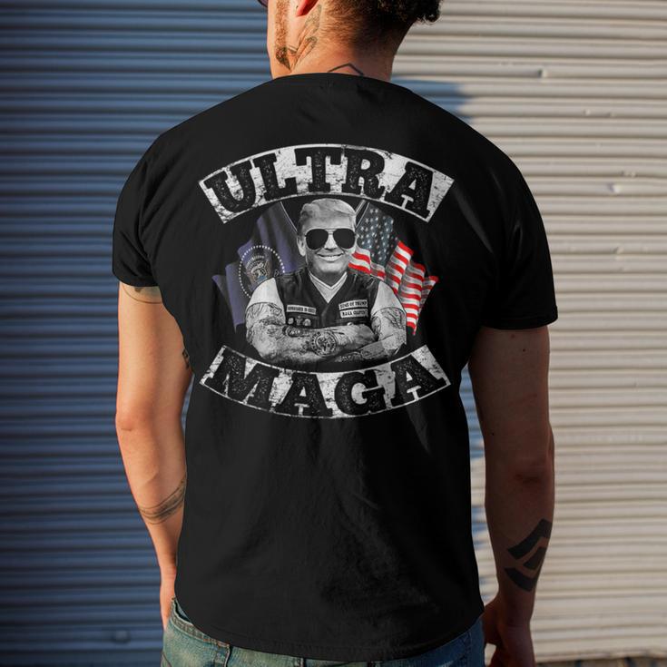 Proud Ultra Maga V7 Men's Crewneck Short Sleeve Back Print T-shirt Gifts for Him