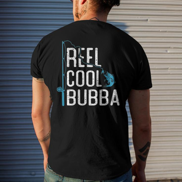 Reel Cool Bubba Fishing Fathers Day Fisherman Bubba Men's Back Print T-shirt Gifts for Him