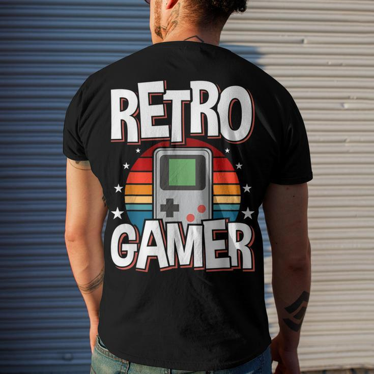 Retro Gaming Video Gamer Gaming Men's T-shirt Back Print Gifts for Him