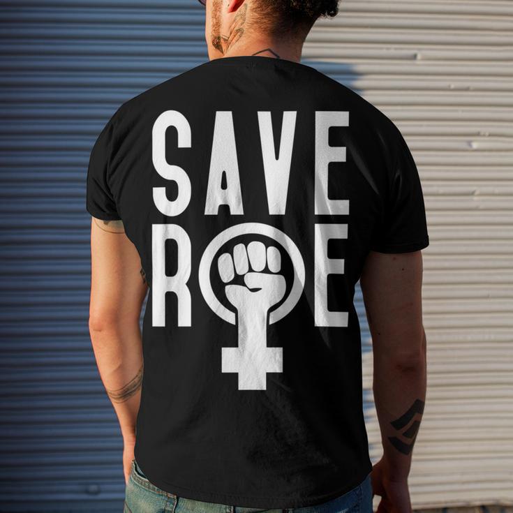 Save Roe Pro Choice 1973 Gift Feminism Tee Reproductive Rights Gift For Activist My Body My Choice Men's Crewneck Short Sleeve Back Print T-shirt Gifts for Him